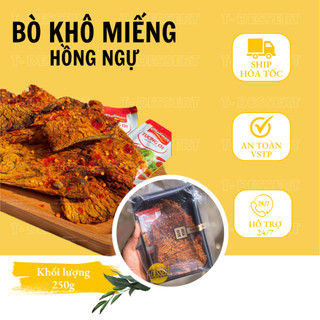 Bò khô miếng mềm hồng ngự sài gòn khay 250gram