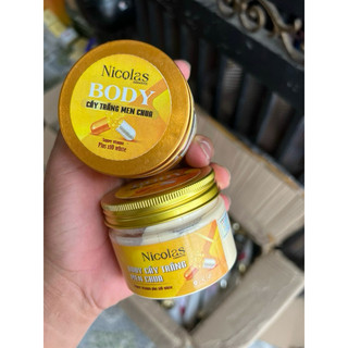 COMBO PEEL TRẮNG DA NICOLAS hàng xịn ( kem body và lột lạnh)