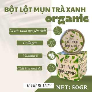 Lọ lớn 50gr lột mụn trà xanh từ lá trà xanh sạch mụn sạch bã nhờn an toàn hiệu quả 