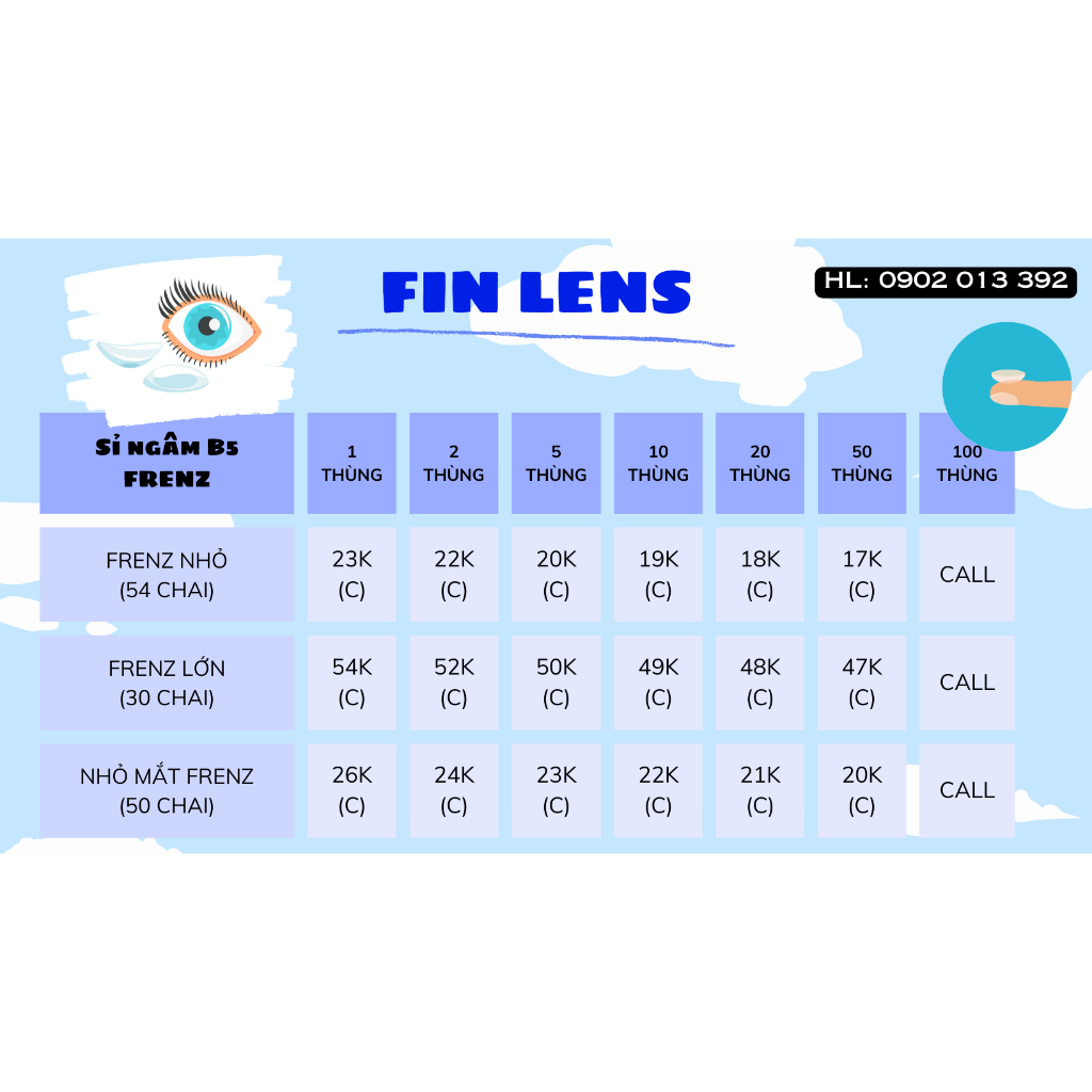 Nước Ngâm Lens +Nhỏ Mắt lens,Frenz-Pro B5,Aqua B5 Hàn Quốc Chính Hãng