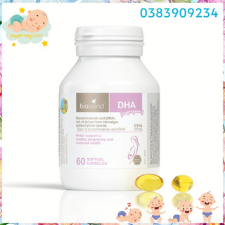 Viên uống bổ sung DHA cho mẹ bầu Bio Island DHA pregnancy Úc