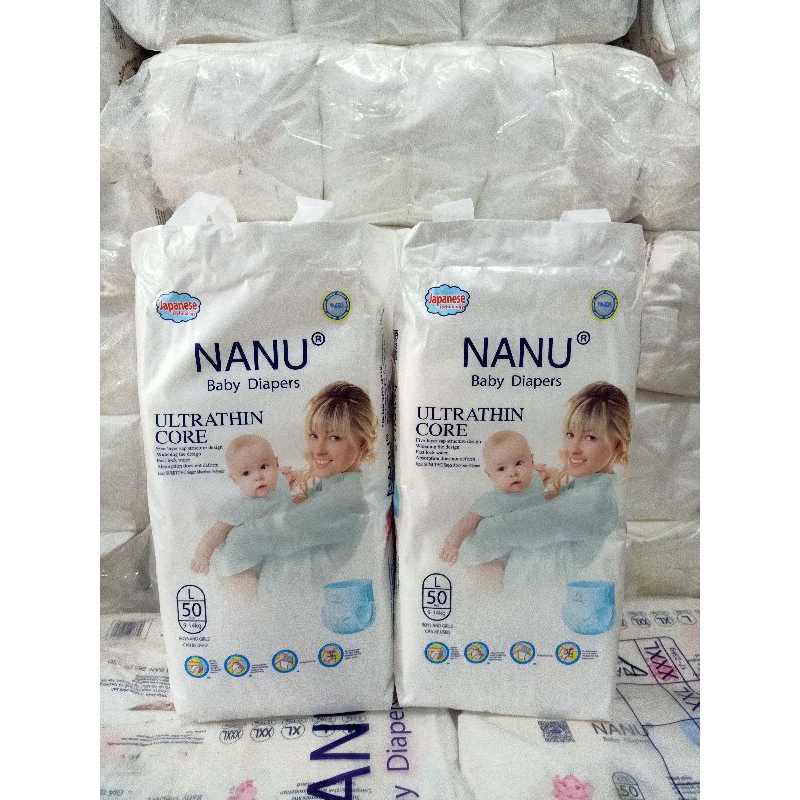 Compo 100 miếng bỉm quần Nanu