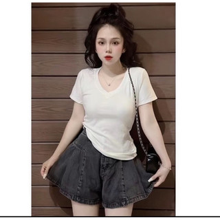 [ Rẻ vô địch ] Áo babytee cổ tim chất ctk 3158