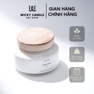 Nến Thơm The Day hương thơm tươi mát 18oz- Wicky Candle