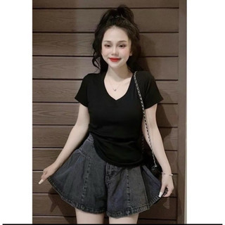 [ Rẻ vô địch ] Áo babytee cổ tim chất ctk 3158