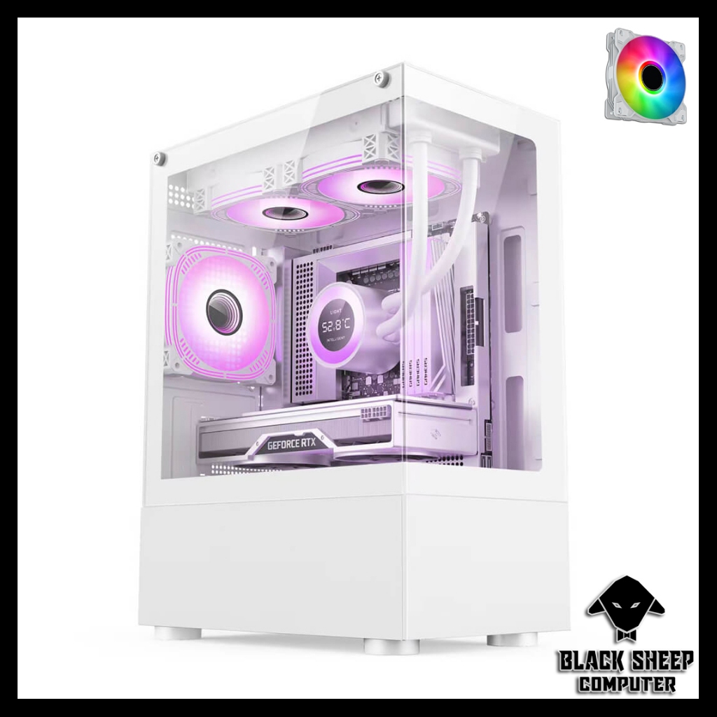 Vỏ Case INFINITY AQUA M WHITE (OPTION FAN)