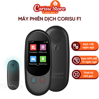 Máy phiên dịch đa ngôn ngữ CORISU F1 dịch 138 ngôn ngữ trí tuệ AI, thiết kế nhỏ gọn, tiện lợi - Bảo hành 12 tháng