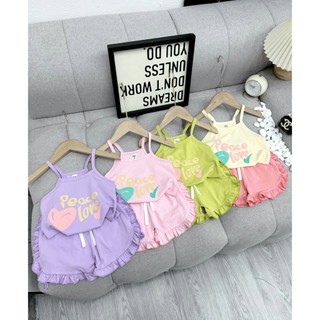 Sét bộ 2 dây cotton cho bé gái.