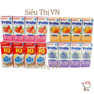 Lốc 4 hộp sữa orion proyo và choco iq 180ml