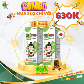 Combo 2lọ kodomo genki dinh dưỡng học đường nhật bản