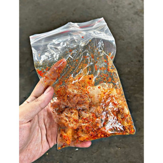 Bánh tráng dẻo muối con tôm sate