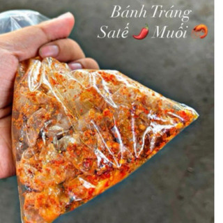 Bánh tráng dẻo muối con tôm sate