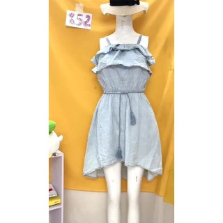 đầm denim cột eo size nhỏ. S852