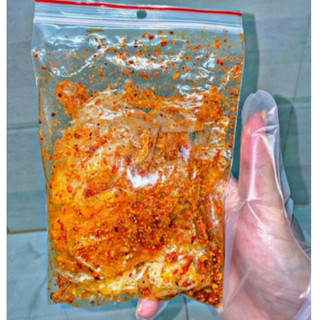 Bánh tráng dẻo muối con tôm sate