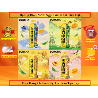 [Có Hỏa Tốc HCM] Bán Lẻ Chai Nước Ngọt Giải Khát Trà Mật Ong Boncha Đủ Vị - Chai Nhựa 455ML