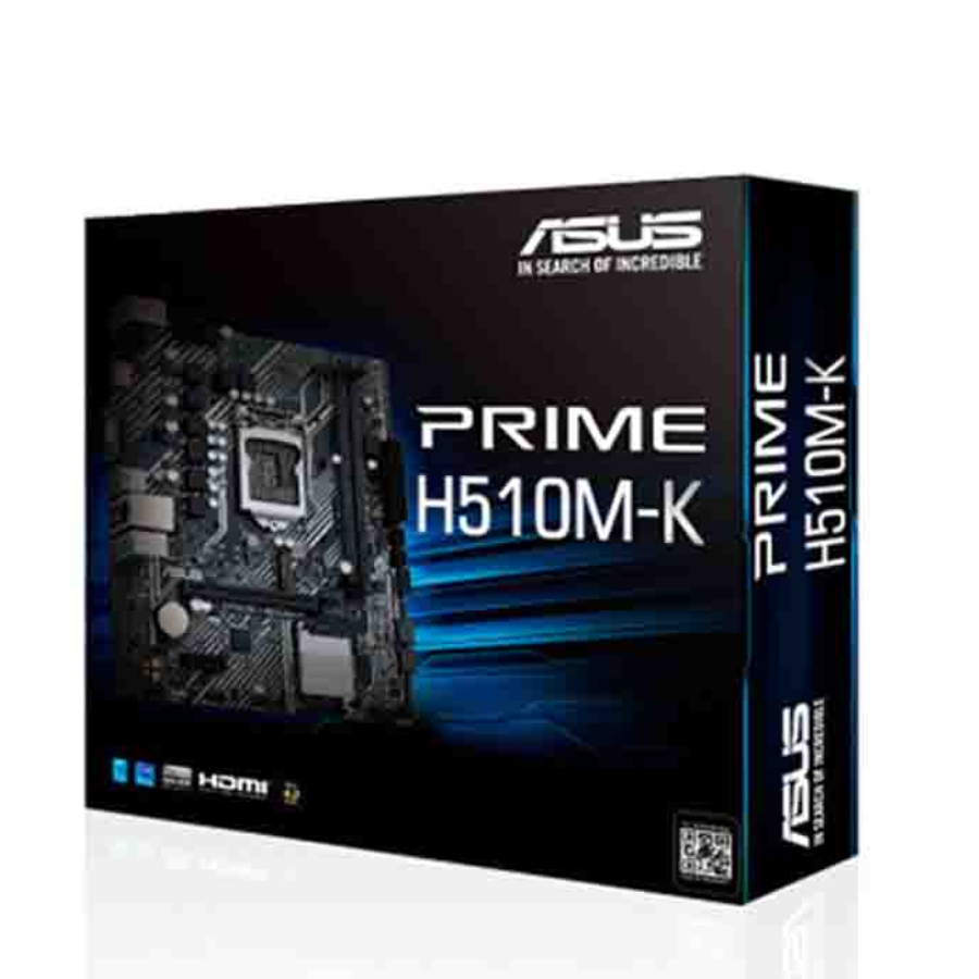 Bộ mạch chủ MAINBOARD ASUS PRIME H510M-K (INTEL H510, SOCKET 1200, M-ATX, 2 KHE RAM DDR4) - Bảo hành