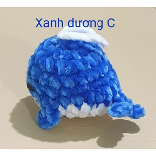 [Móc khóa]Móc khóa Cá voi móc len thủ công