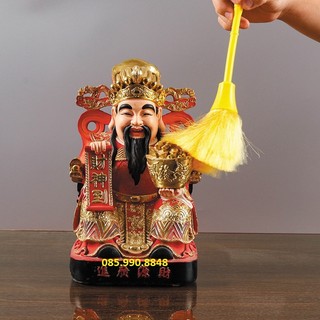 Chổi quét bàn thờ , Chổi lông gà quét bụi - Chổi quét tượng phật, sợi lông mềm mại