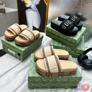 Dép lê gc đế bằng quai chữ 4cm fullbox - cerihouse