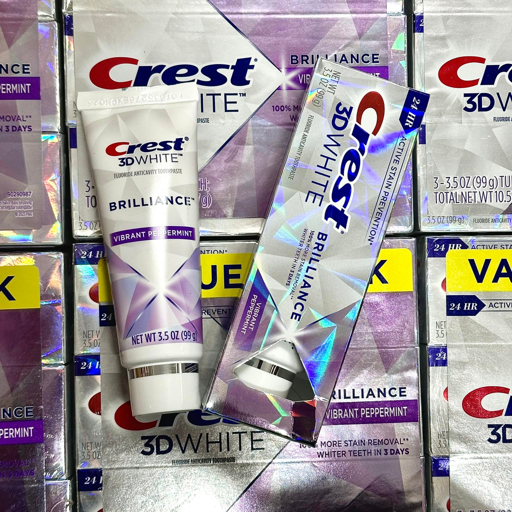 Kem Đánh Răng Crest 3D White Brilliance Toothpaste Mỹ