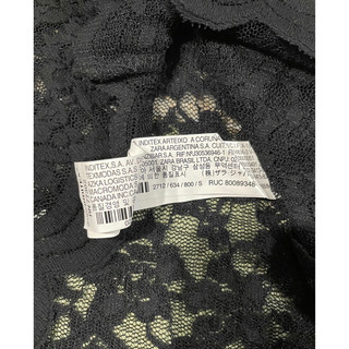 Áo Zara Auth Tuồn Ren Đen Sexy Size S ( Có Sẵn )