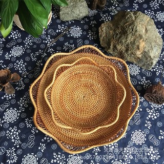  Rổ mây tre đan thủ công TRE LÀNG chất lượng cao dùng decor trang trí, đựng thực phẩm, hoa quả, bánh kẹo