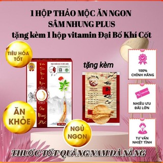 Sâm Nhung Plus tăng cân ăn ngon ngủ ngon