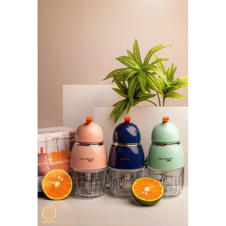 Máy xay hattiecs 300ml✨✨ trục lưỡi 8 lưỡi dao