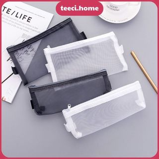 Túi Đựng Bút Túi Lưới Đựng Bút Hộp Đựng Bút Lưới Trong Suốt Đựng Đồ Văn Phòng Phẩm TEECI D176 