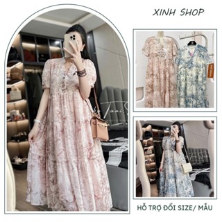  ĐẦM VÁY BẦU TIỂU THƯ DỰ TIỆC CƯỚI CHẤT TƠ LOANG 2 LỚP MỀM ĐẸP V824 - VÁY BẦU CÔNG SỞ CỘC TAY MÙA HÈ XINH 