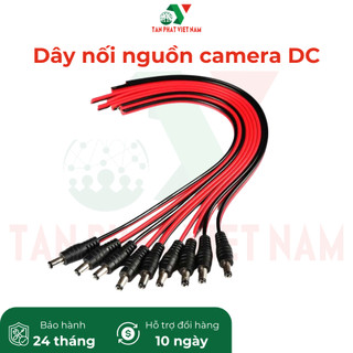 Dây nối nguồn camera DC đỏ đen chuyên dùng lắp đặt camera và các thiết bị điện