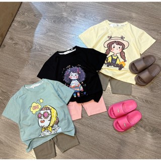 Sét bộ áo quần legging hk bé gái