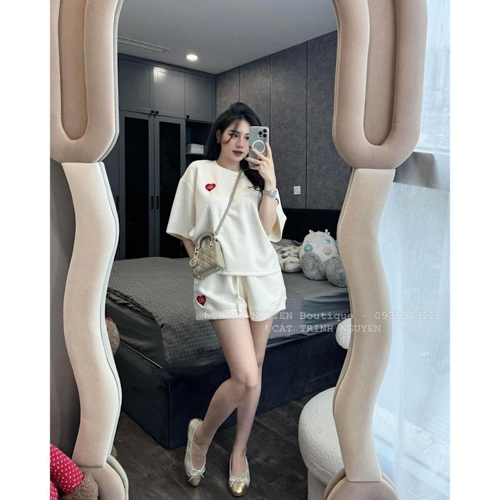 SÉT BỘ TIM ĐỎ MẸ CON CHO BÉ