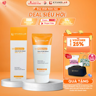 Kem chống nắng nâng tone KyungLab Tone Up SPF50+ PA++++ 50ml Kết cấu nhẹ, thẩm thấu nhanh, chống thấm nước