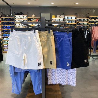 *Chính Hãng*Quần Short Basic Nam, Nữ Thêu Logo MLB NY Plus Size Cho Nam Nữ, co giãn phong cách trẻ trung, cá tính.
