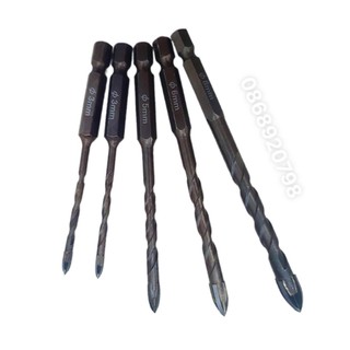 Mũi khoan đa năng 4 cạnh 3-4-5-6-8mm chui lục giác