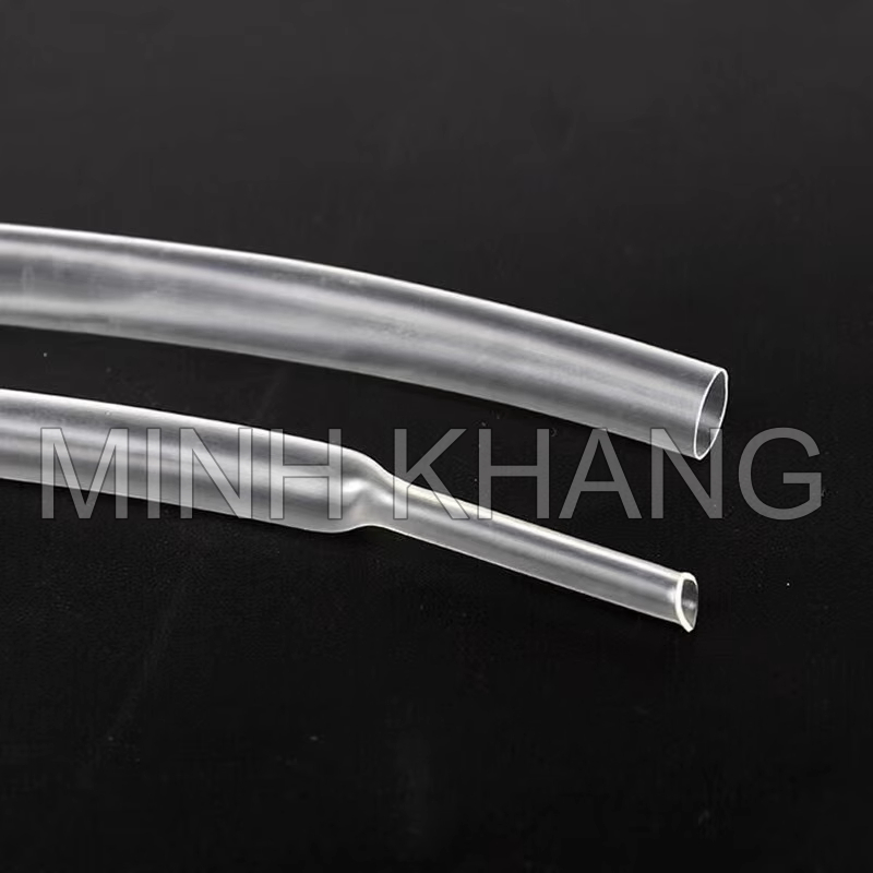 Ống co nhiệt trong/ Ống gen trong/ gen nhiệt trong suốt 1m