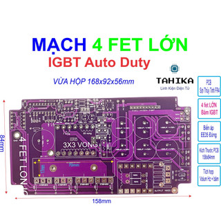 Pcb bo mạch kích đ iện 4 fet lớn băm igbt auto duty - linh kiện điện tử tahika