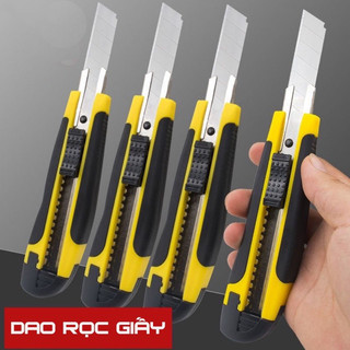 COMBO 10 Dao rọc giấy lưỡi 18mm - Dụng cụ hỗ trợ đắc lực trong văn phong cho việc cắt giấy, dây điện, bìa cứng.