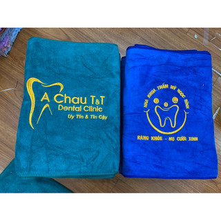 Khăn quàng cổ nha khoa kt 35x75cm (Nhận thêu logo theo yêu cầu)