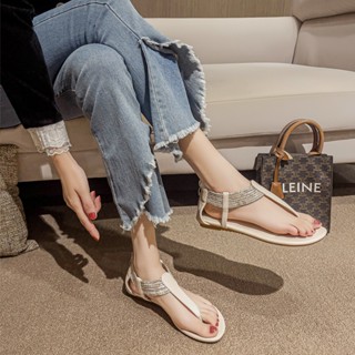 [Chính hãng]Giày sandal chiến binh nữ boho xỏ ngón khóa kéo XIANGLV basic sang trọng, sandal nữ xỏ ngón, giày dây LAL11