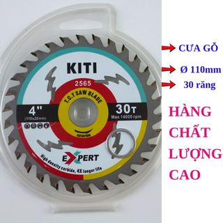Lưỡi cưa gỗ lưỡi cắt gỗ 110mm 30 răng hiệu ki ti