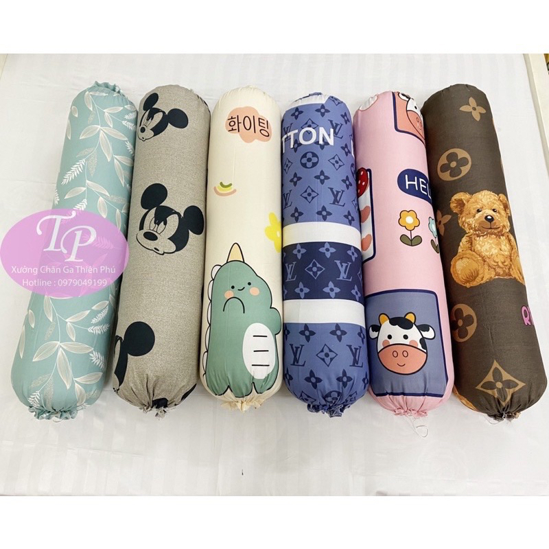 Vỏ gối ôm 35x100