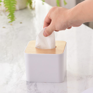 Hộp Đựng Giấy Ăn Hình Vuông Mặt Thiết Kế Đơn Giản KS03