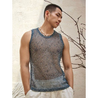  Áo ba lỗ vải lưới Hè 2024 thương hiệu OAO 