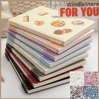 Sổ Còng Nhựa B5 Bìa Cứng 80 Tờ (160 Trang) Đơn Giản Windie Giấy Kẻ Ngang Học Tập và Làm Việc