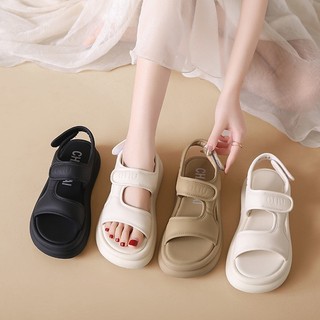 (Hàng QC L1) Sandal nữ quai hậu chéo Đế êm 4cm CHAO