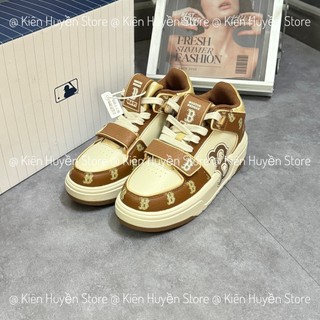 GIÀY THỂ THAO MLB CHUNKY LINER MID BOSTON MONOGRAM,MLB VÀNG ĐỒNG