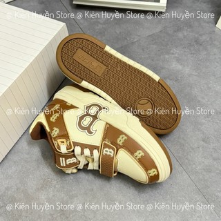 GIÀY THỂ THAO MLB CHUNKY LINER MID BOSTON MONOGRAM,MLB VÀNG ĐỒNG