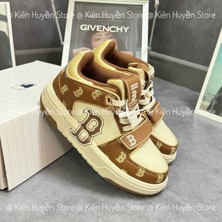 GIÀY THỂ THAO MLB CHUNKY LINER MID BOSTON MONOGRAM,MLB VÀNG ĐỒNG
